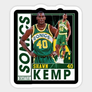 Shawn Kemp The  Reign Man Basketball Legend Signature Vintage Retro 80s 90s Bootleg Rap Style Sticker